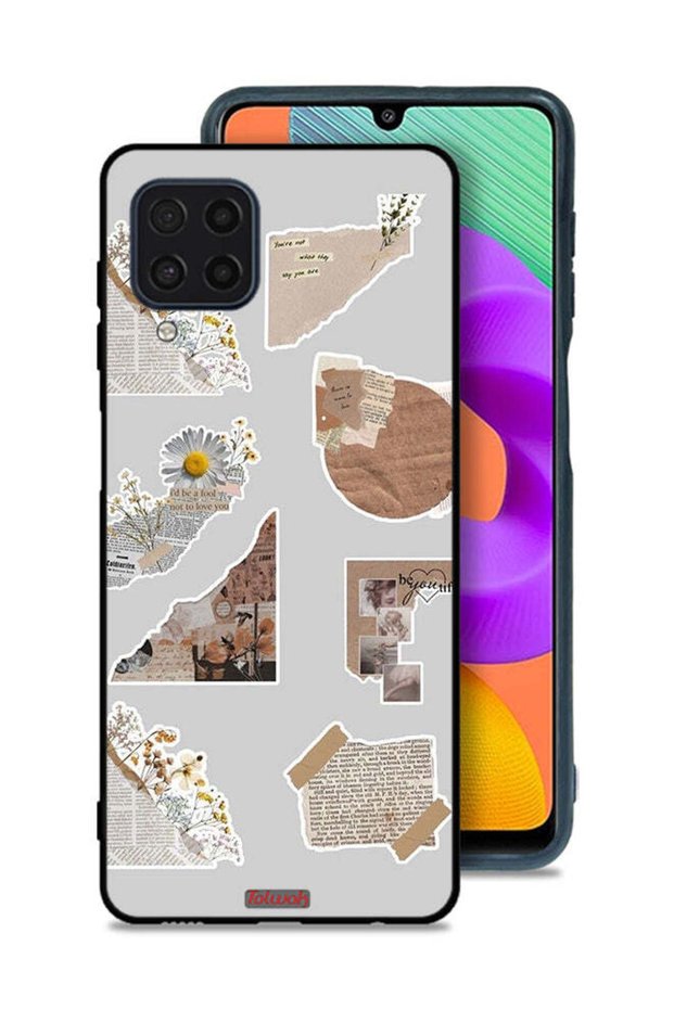 Samsung Galaxy M32 4G Protective Case Cover Pieces Of Paper Stickers