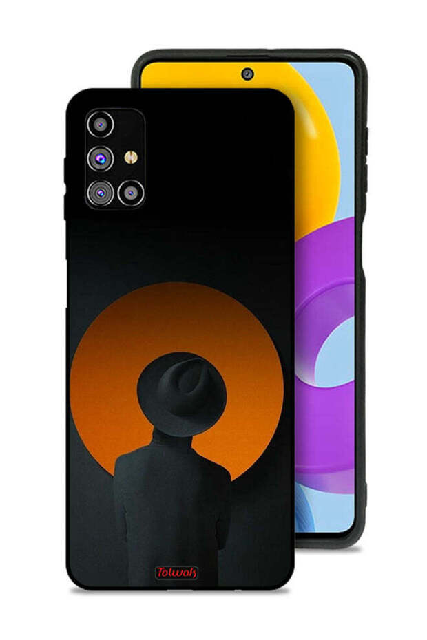 Samsung Galaxy M31s Protective Case Cover Hat Boy Art
