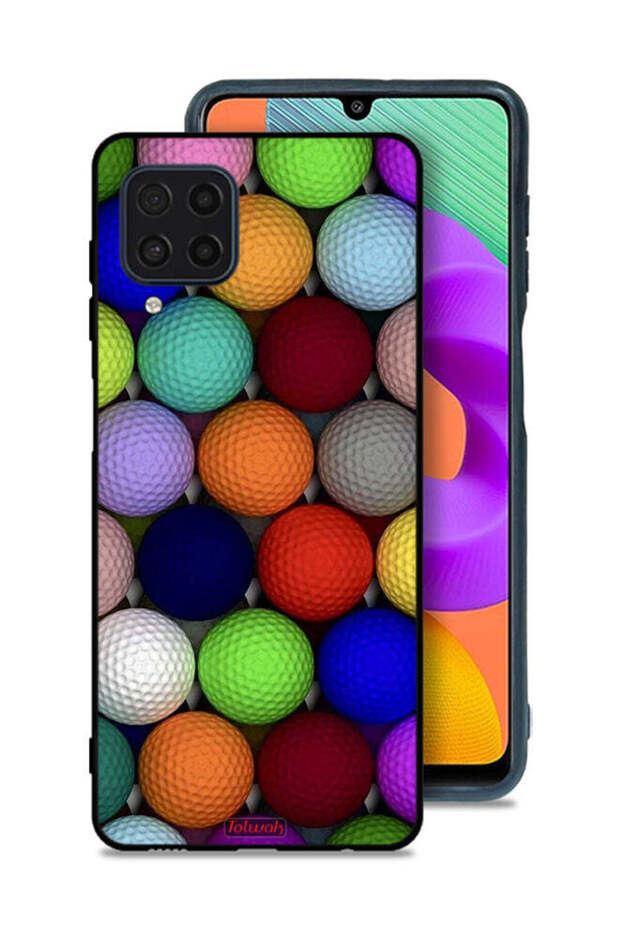 Samsung Galaxy M32 4G Protective Case Cover Balls Abstract Art