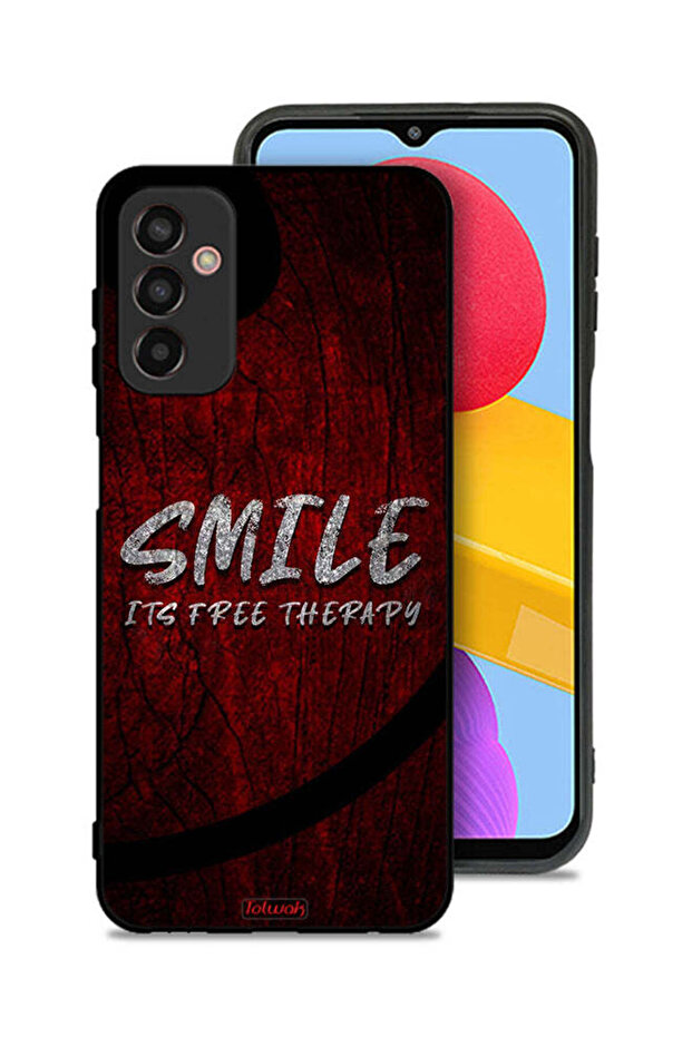Samsung Galaxy M23 Protective Case Cover Smile Its Free Therapy