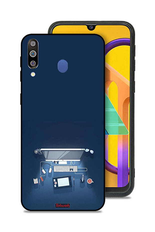 Samsung Galaxy M30 Protective Case Cover Computer Desk Art