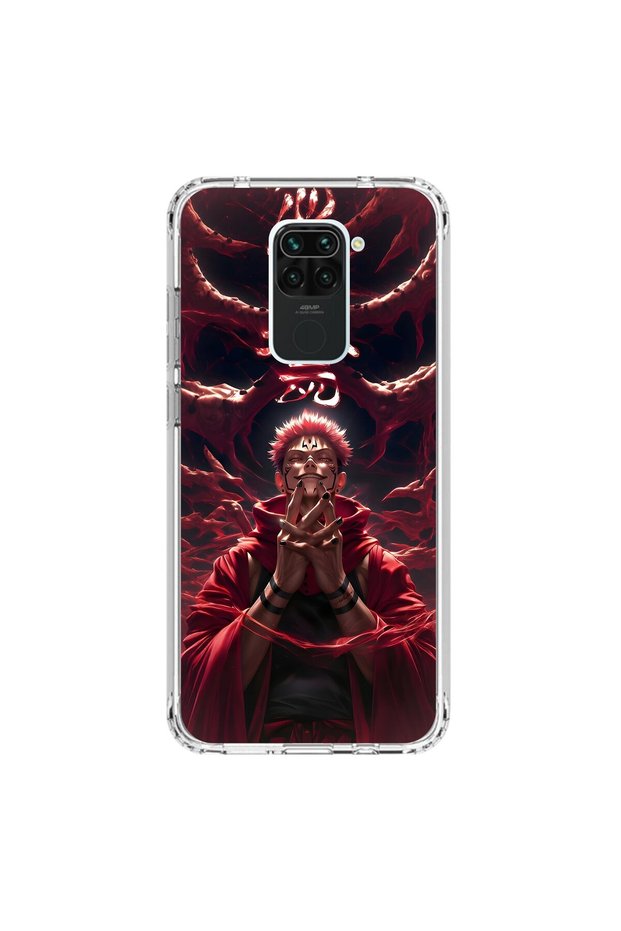 Xiaomi Redmi Note 9 Compatible Transparent Case Jujutsu Kaisen 1 Design