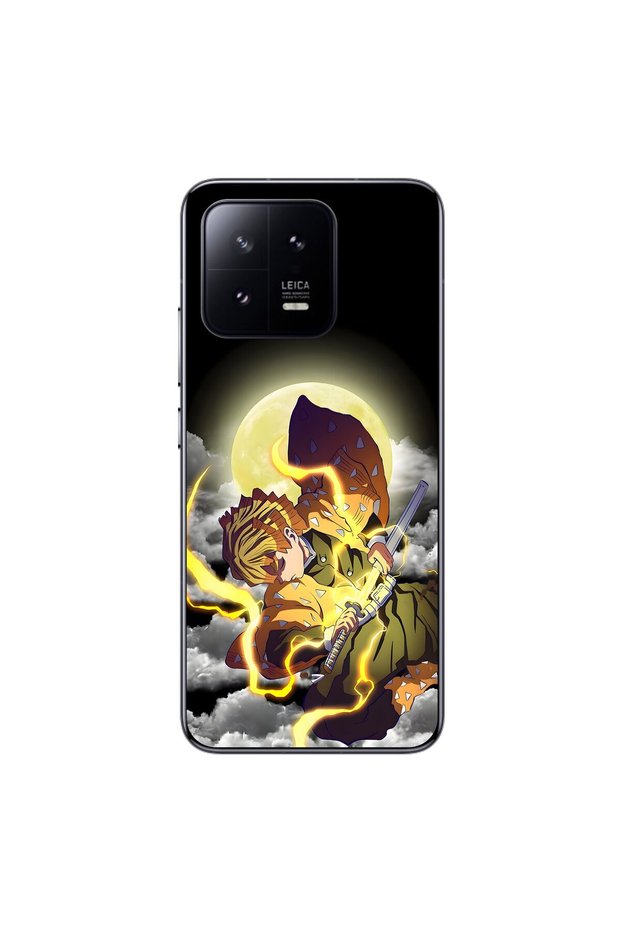 حافظة شفافة متوافقة مع هاتف Xiaomi Mi 13 Pro مع تصميم Demon Slayer 2