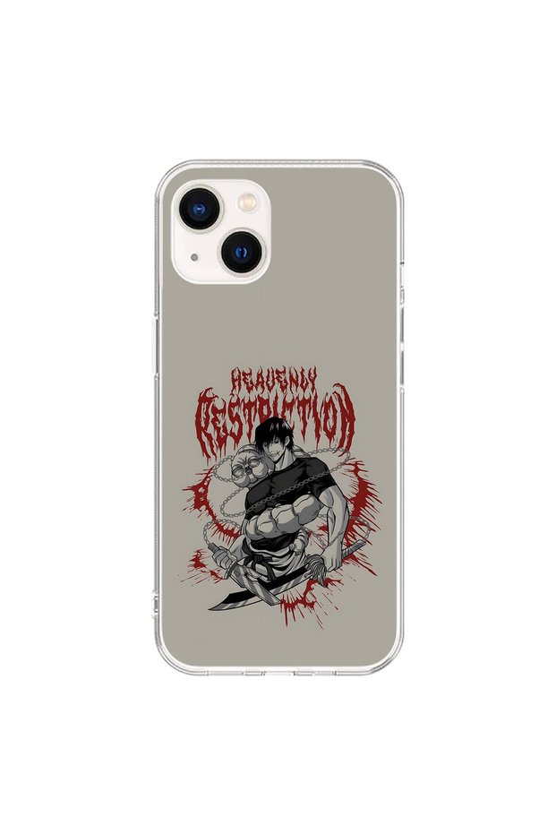 iPhone 13 Compatible Transparent Case Jujutsu Kaisen 2 Design