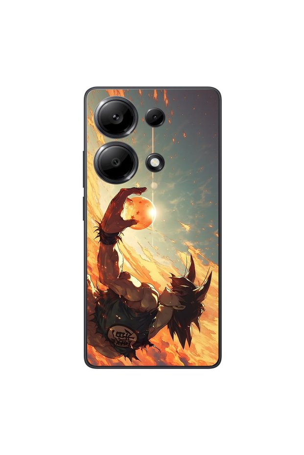 Xiaomi Redmi Note 13 Pro Compatible Transparent Case Dragon Ball-Z 3 Design