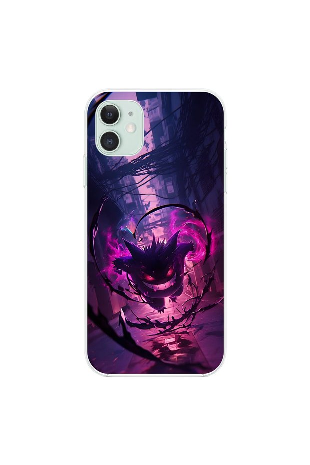 iPhone 11 Compatible Transparent Case Pokemon 2 Design