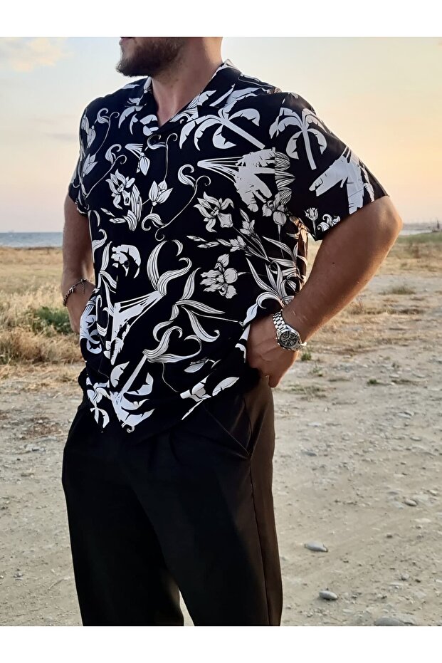 Oversize İpek Gömlek - 2