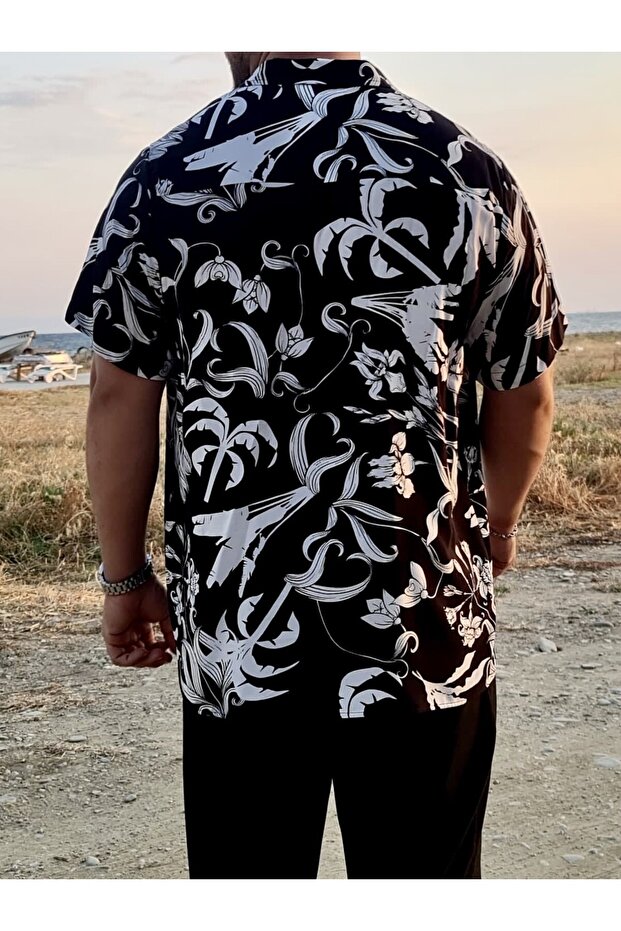 Oversize İpek Gömlek - 4