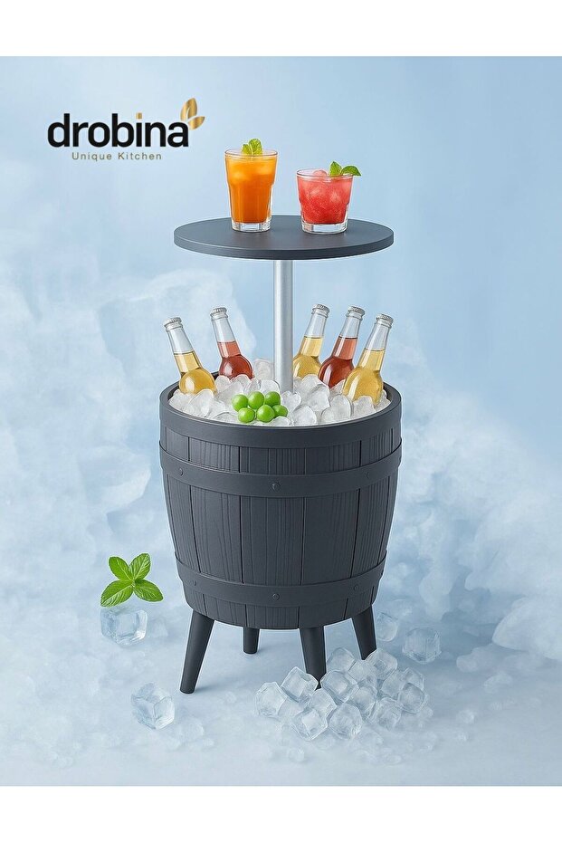 طاولة مع حافظة ثلج من دروبينا - 1