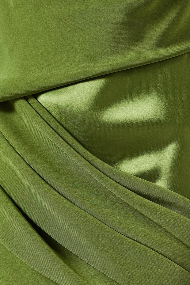 Wodden Draped, Maxi Elbise - 3