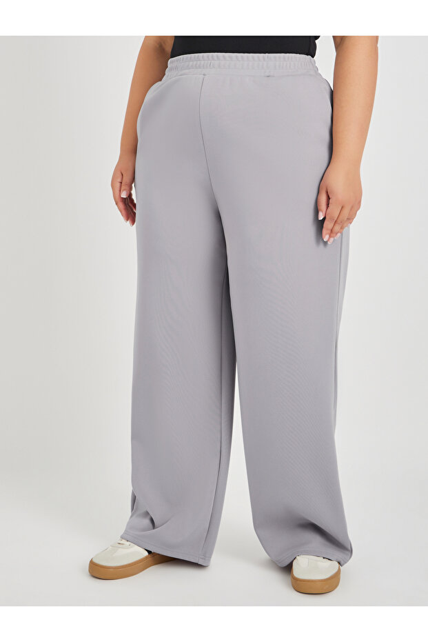 بنطال رياضي سادة بمقاسات كبيرة - 2