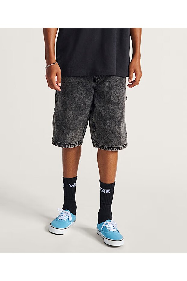 Drill Chore Loose Denim Short - 3