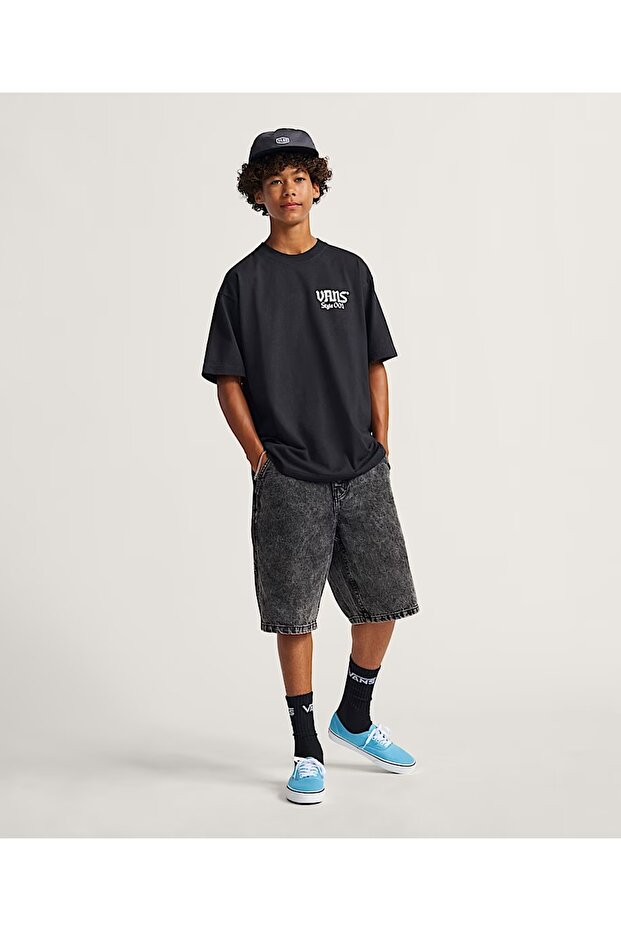 Drill Chore Loose Denim Short - 1