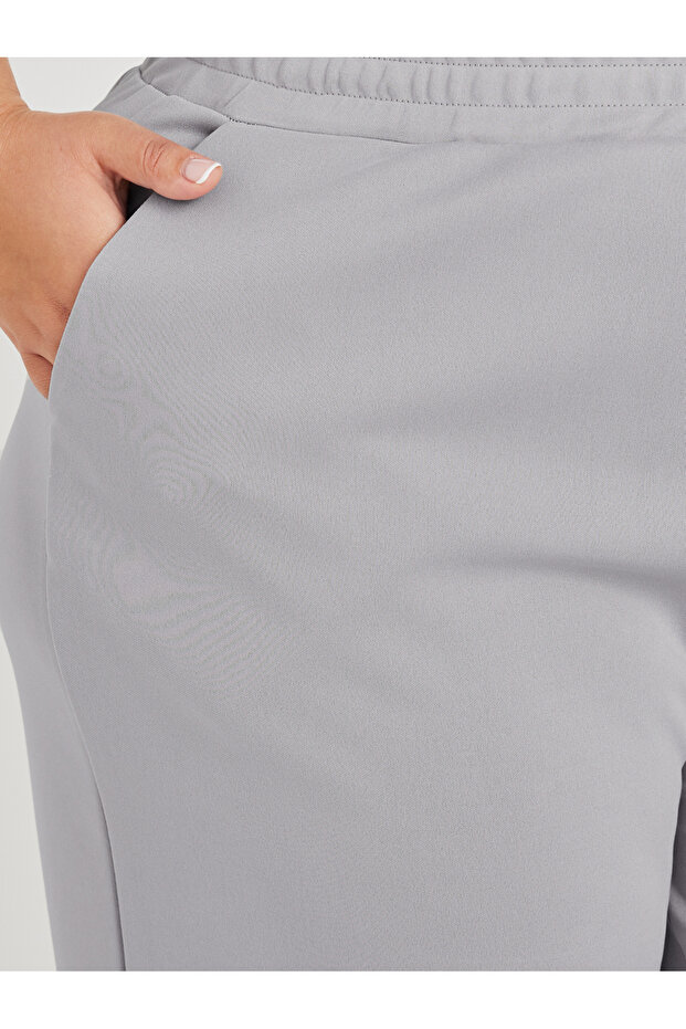 بنطال رياضي سادة بمقاسات كبيرة - 3