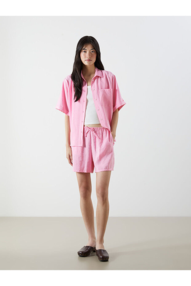 Modal Blend Women's Shorts with Elastic Waist