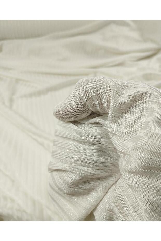 Beyaz Simli Kaşkorse Örme En: 120 - 1