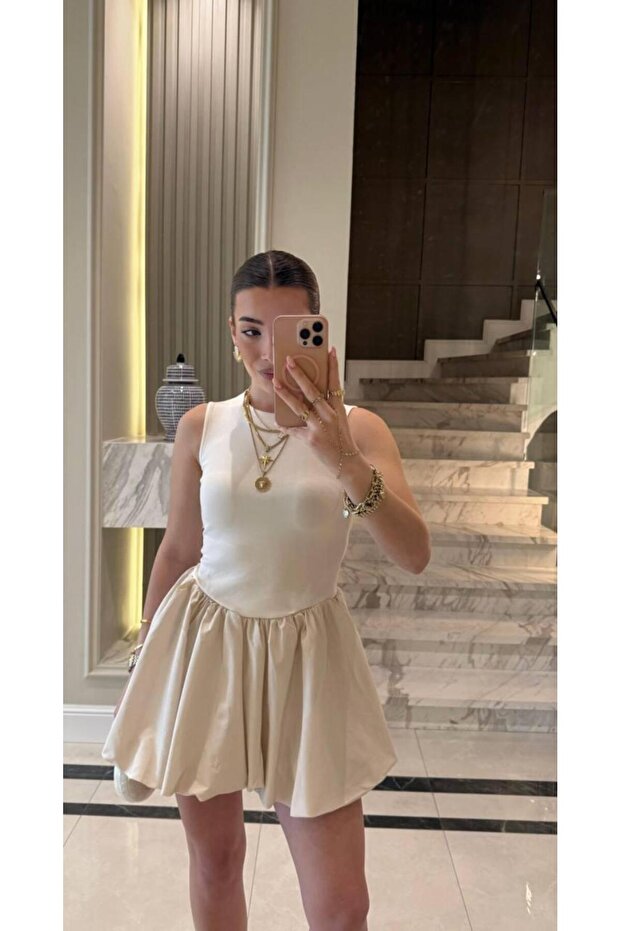 MİNİ BALON ELBİSE - 1