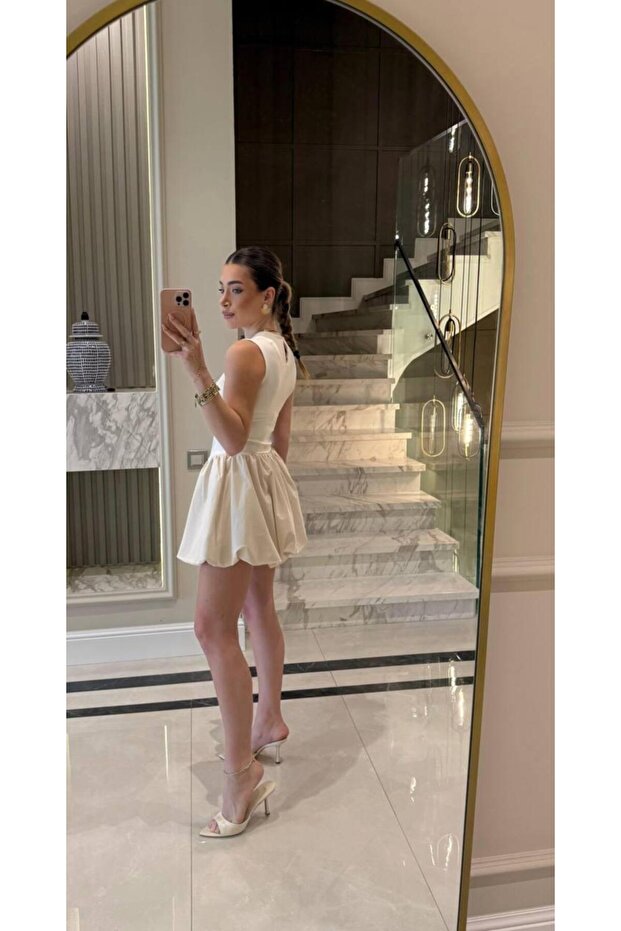 MİNİ BALON ELBİSE - 2