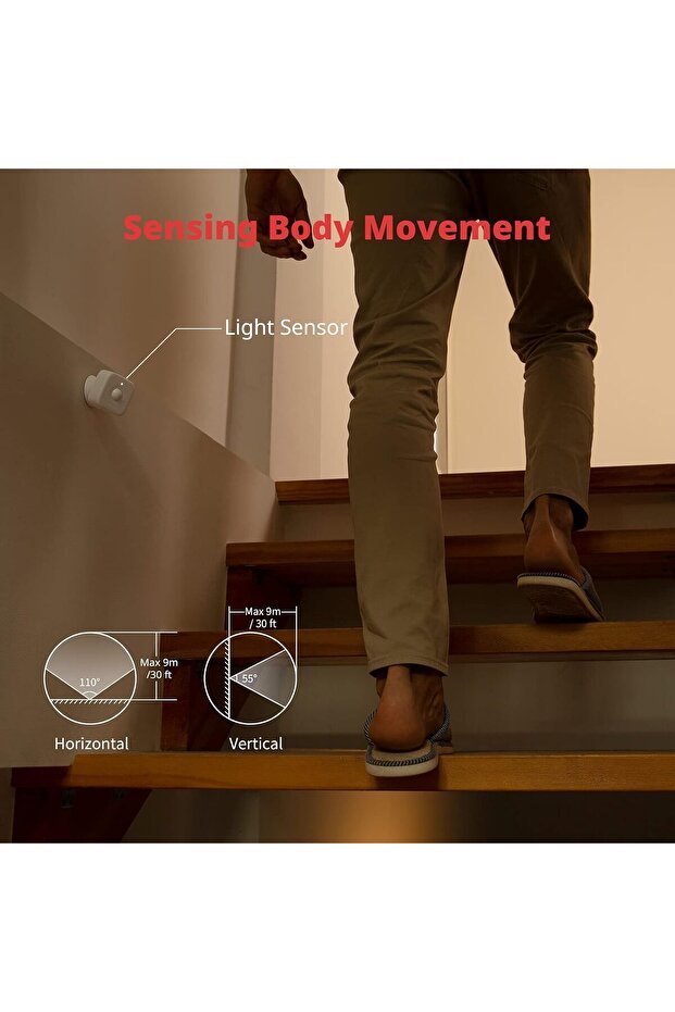 Motion Sensor | Light Sensor, Customizable Sensitivity, Long Battery Life - 2