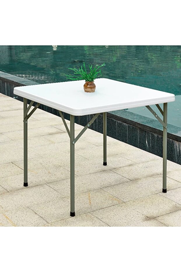 Square White Fiber Multi-Purpose Table - 6