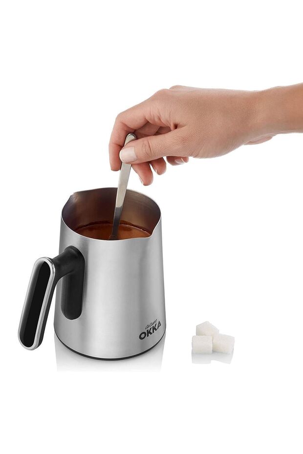 Okka Minio Pro OK0010-K Türk Kahve Makinesi Çelik Krom - 5
