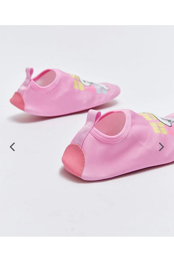 LCW STEPS Pembe Snoopy Lisanslı Baskılı Kız Çocuk Deniz Ayakkabısı - 5