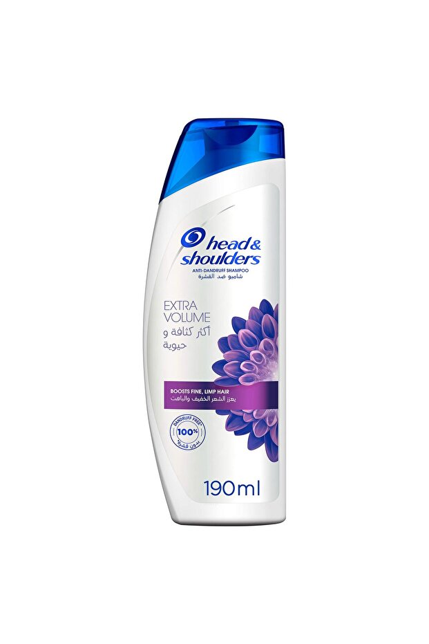 Head Shoulders Shampoo 190 ml Extra Volume 190 ml --- Head & Shoulders Shampoo 190 ml Extra Volume