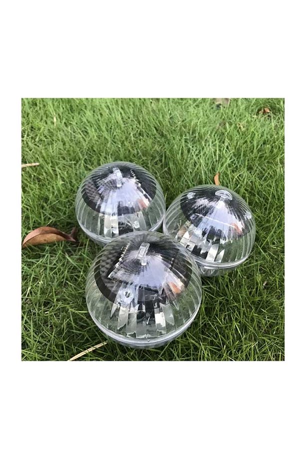 1 Adet Güneş Enerjisi İle Çalışır 4 Watt Solar RGB Havuz ve Çim Armatür, 4 Watt Solar RGB Top Aplik - 4