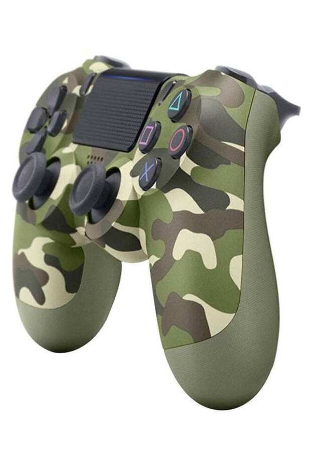 Wireless Controller 4 for PlayStation 4,Green Camouflage Design,Responsive Buttons,Built-in Touchpad - 3