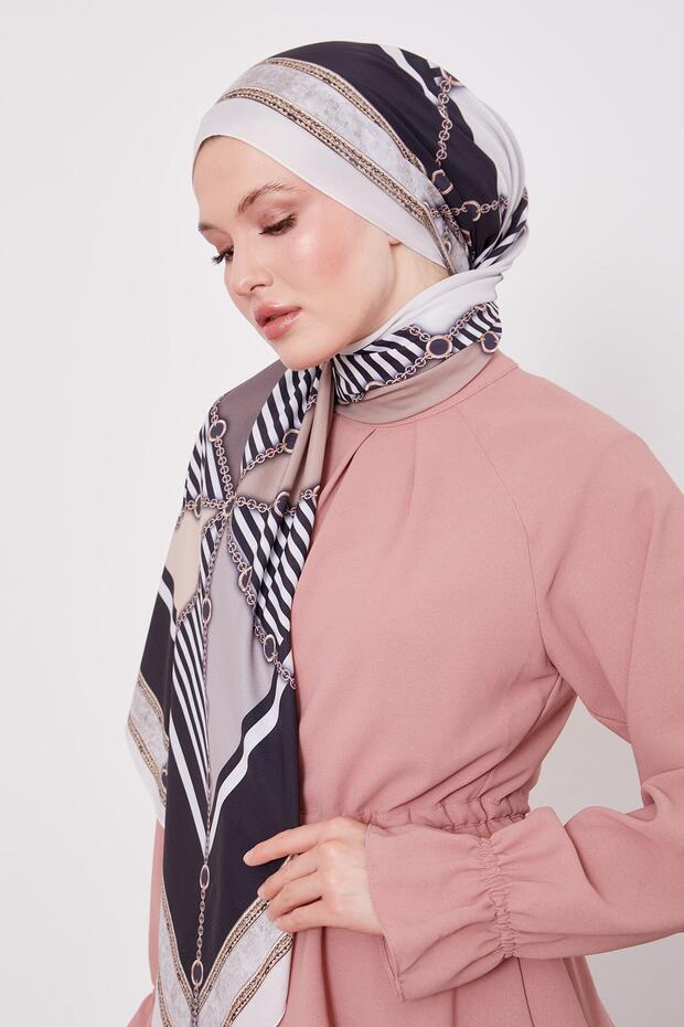 شال الحب بنمط السلسلة - 3