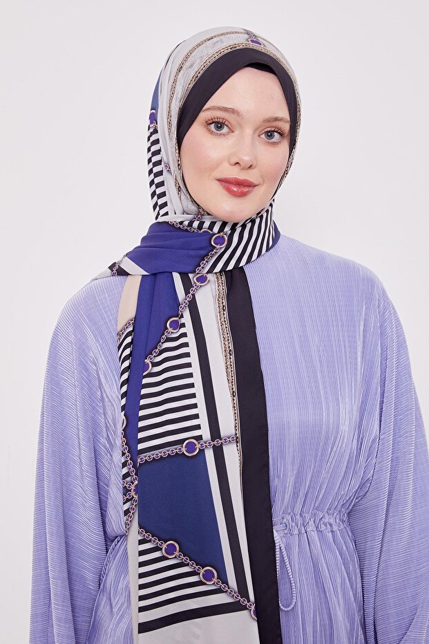 شال الحب بنمط السلسلة - 3