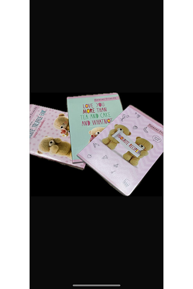 Forever Friends A4 60 Sheets Checkered Notebook Set of 3 Notebooks - 2