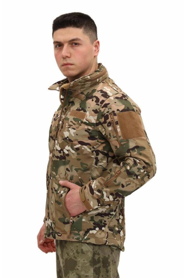 معطف سوفتشيل تكتيكي مقاوم للماء والرياح - 3