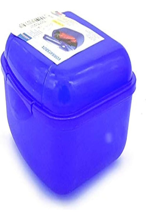 Blue Snack Box | Kids School Snack Container | Office Lunch & Food Storage Box