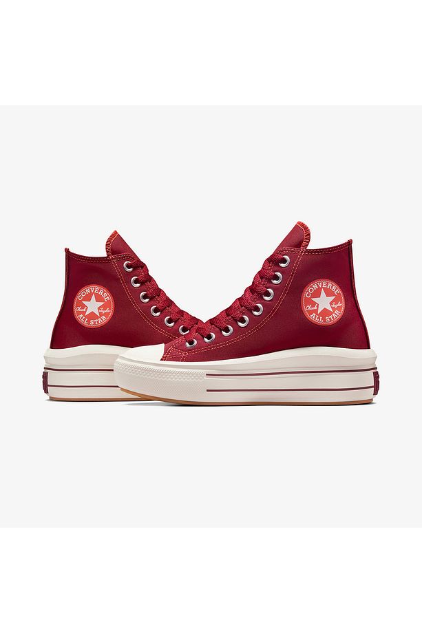 Chuck Taylor All Star Move Platform Unisex Kırmızı Platform Sneaker - 6