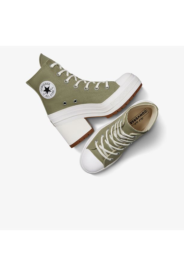 Chuck 70 De Luxe Platform Kadın Haki Sneaker - 6