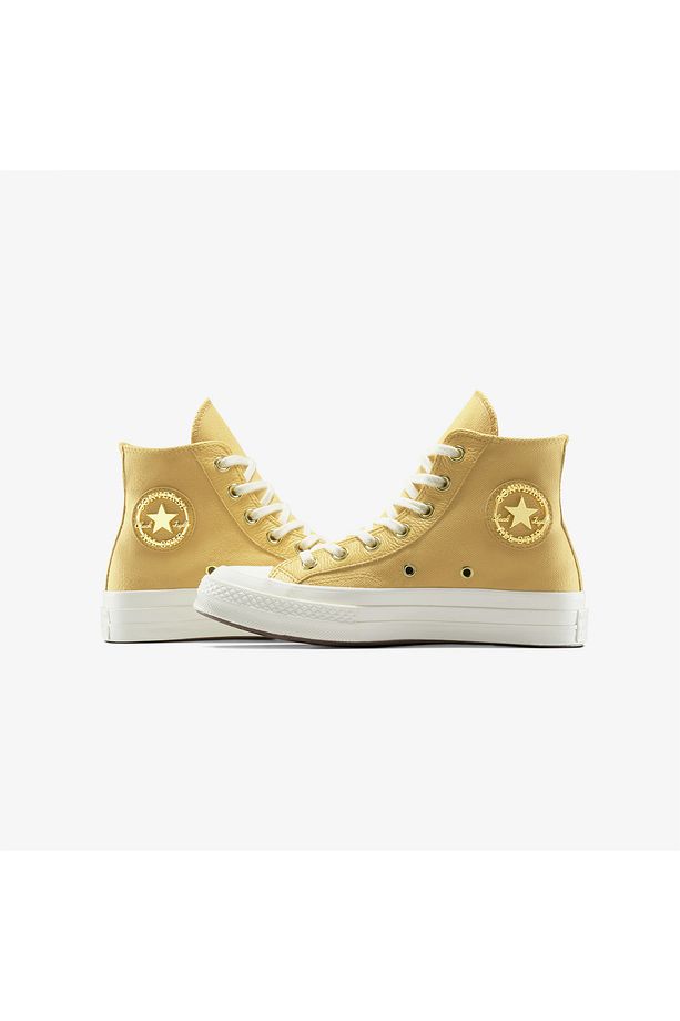 Chuck 70 Taylored Lux Unisex Sarı Sneaker - 6