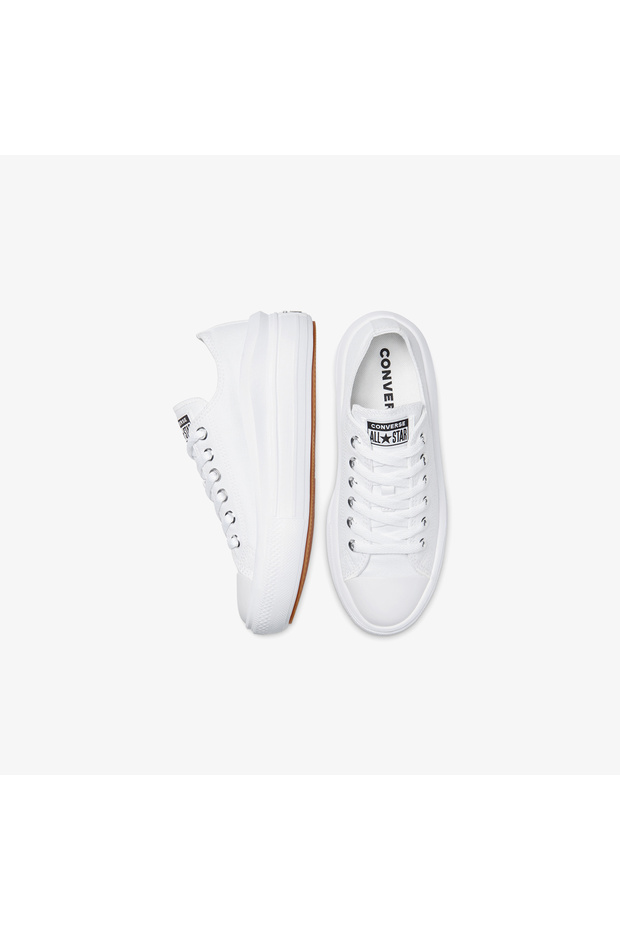 Chuck Taylor All Star Move Low Top 570257C Beyaz Günlük Sneaker Ayakkabı - 4