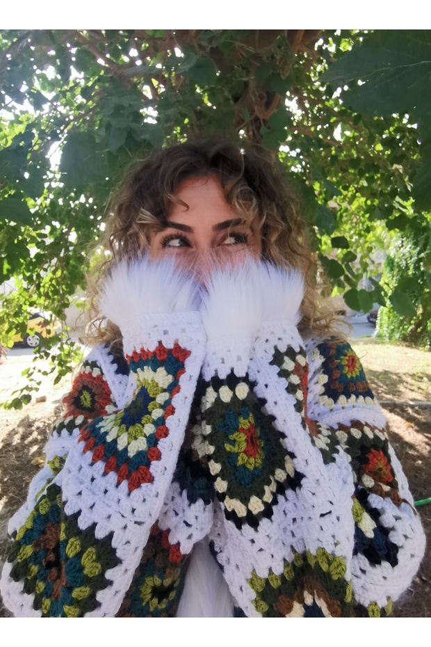 Kadın örgü ceket - 1