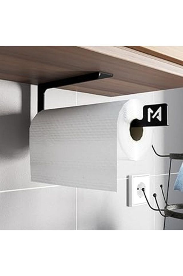 Ormed 1.5mm Seyyar Geze Rulo Tutucu Kağıt Havlu Rulo Tutucu,mutfak Rulosu Askısı, Mutfak Kağıt Rafı - 1