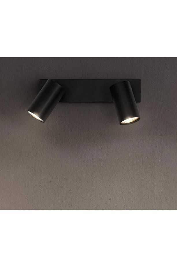 mylights ikili led spot siyah hareketli başlık tavan avize duvar aplik ayna üstü tablo aplik os-ram - 2