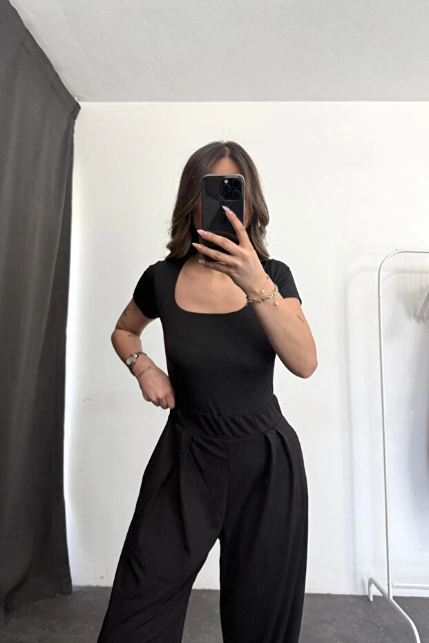 Square Neck Basic Bodysuit - 2