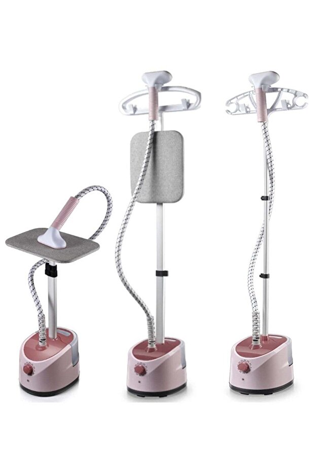 MOSH 2000W Vertical Clothes Garment Steamer | Height Adjustable Steamer with Built-in Ironing Board,