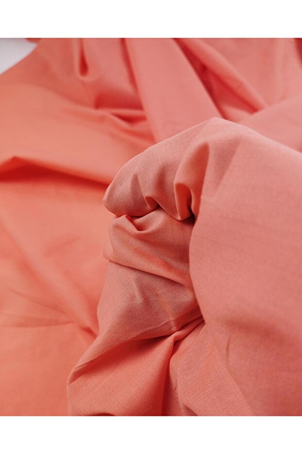 Cotton Voile in Sweet Pastel Melon Color (Width 140 cm X Length 310 cm)