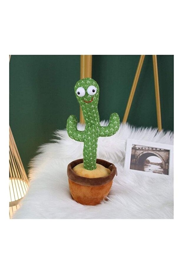 Electric Dancing Cactus Plant Stuffed Toy