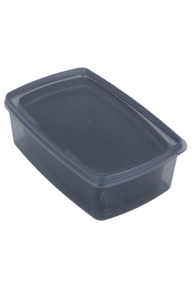 مجموعة صناديق تخزين من معرض السيف، مستطيلة الشكل، 3 قطع - رمادي - 1