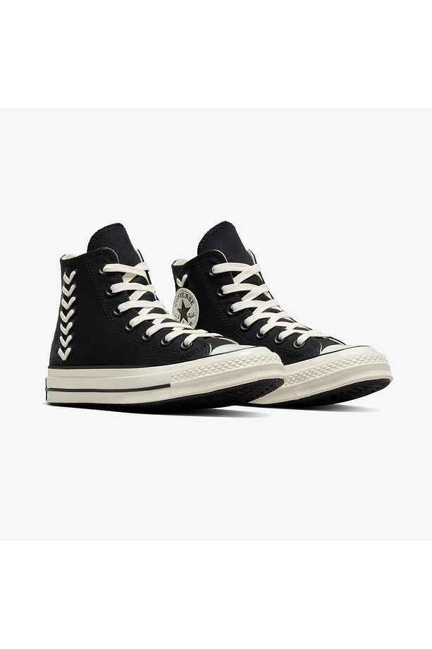 Chuck 70 Crafted Laces Unisex Siyah Sneaker - 2