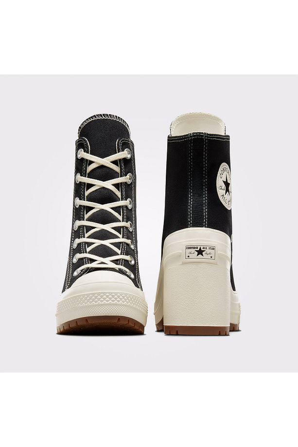 Chuck 70 De Luxe Heel Kadın Siyah Platform Sneaker - 6