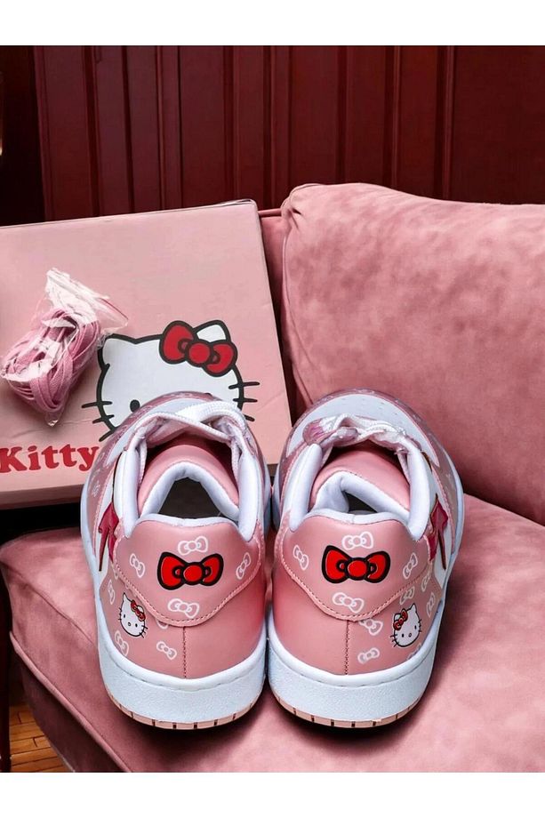 Kitty Pembe Spor Ayakkabı - 7