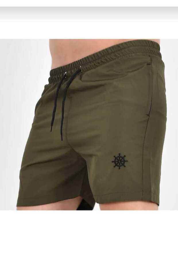 Micro Rudder Embroidered Swim Shorts